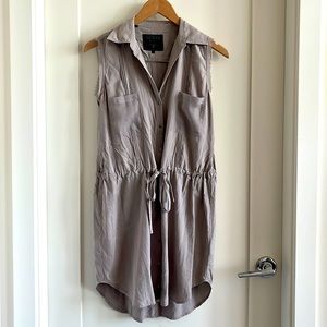 2/$15 GUESS silk shirt dress